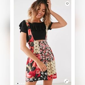 Silence + Noise Kitty Shirtall Overall, Size XS